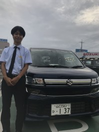 本社新人スタッフ　新車ワゴンR納車です！！！☆